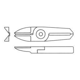 Vessel Straight Blade Special Alloy Steel 59 mm Overall Length 20 g, NT03AJ-picture-19
