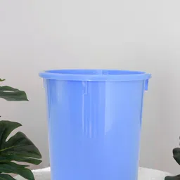Kuber Industries Blue 4 Pieces Open Dustbins 5 L Each-84