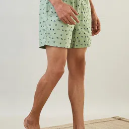 SleepZ by Raymond Men Printed Shorts-image-64