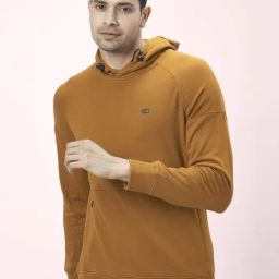 Ajile by Pantaloons Yellow Regular Fit Hooded SweatShirt-picture-48