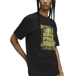 Puma Black House Of Graphics World Tour Relaxed Fit T-Shirt-picture-2