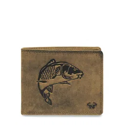 CALFNERO Men Brown Textured Leather Two Fold Wallet-15