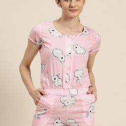 Sweet Dreams Printed Night Playsuit-picture-58