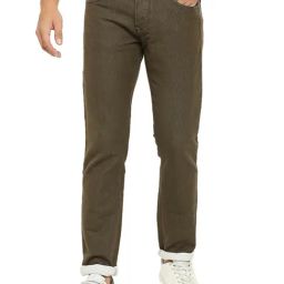 Lawman Pg3 Dark Olive Slim Fit Jeans-image-33