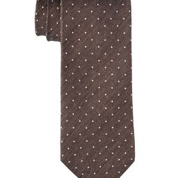 The Tie Hub Men Woven Design Silk Skinny Tie-image-48