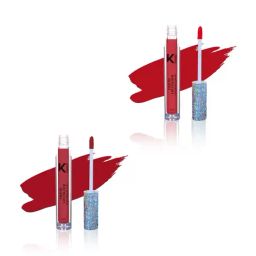 KINDED Liquid Lip Colour 04 Brick Red & 09 More Maroon Combo-image-98