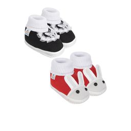 NESKA MODA 0 To 6 Months Newborn Baby 2 Pair Combo Soft Cotton Butterfly Skin-Friendly Baby Booties-image-97