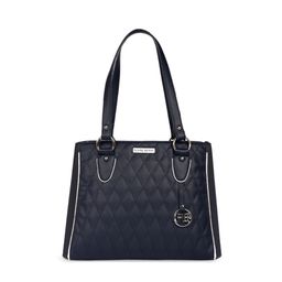 FLYING BERRY Navy Blue Solid Handheld Bag-15