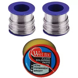 TECHDELIVERS 2 Pcs 50 g Tin Lead Resin Core Soldering Iron Wire Reel and 1 Pcs Paste-Flux (Pack of 2 Piece)-image-14