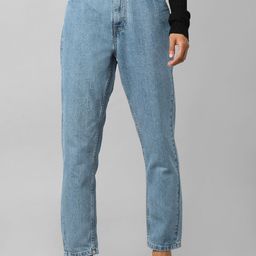 ONLY Women Blue Straight Fit High-Rise Highly Distressed Jeans-picture-37
