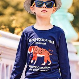 INCLUD Boys Graphic Printed Round Neck T-shirt-image-22