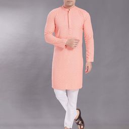 DIVISIVE Men Thread Work Kurta-picture-9