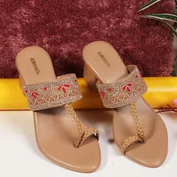 Anouk PU Block Sandals image 3
