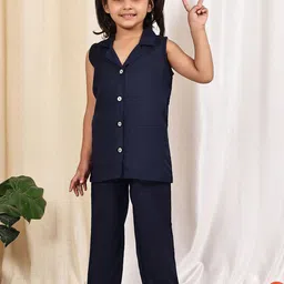 thkgrlz Girls Linen Top with Trousers Clothing Set-picture-15