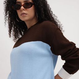 The Roadster Life Co. Acrylic Colourblocked Pullover-picture-40