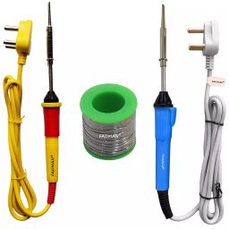 Fadman Soldering Iron Kit 2 Pcs, 1 Pc Solder Wire, 25 W Simple (Flat Tip)-47