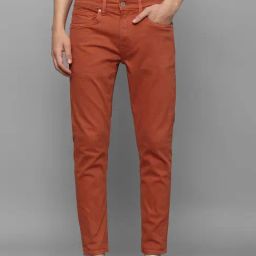Louis Philippe Jeans Orange Regular Fit Jeans-image-24