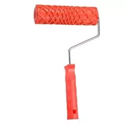 Kayra Decor Classic Net Geometric Pattern Paint Roller with Chrome Handle 7 Inch, KD-EG180T-image-8