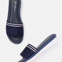 Mast & Harbour Striped Detail Comfort Heels-13