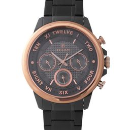 Titan Men Charcoal Analogue Watch 1747KM02-image-53