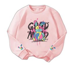 Joggers Park Kids-Unisex Pink Cotton Sweatshirts-image-106