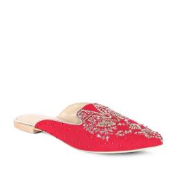 W Women's Wgrace Red Mule Shoes-image-82