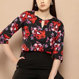 her by invictus Floral Print Top-image-91