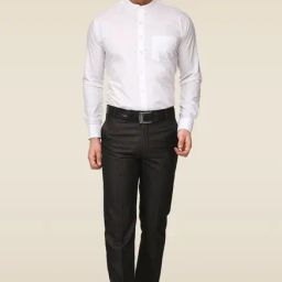 Hancock White Cotton Shirt-image-42