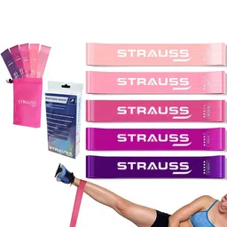 STRAUSS Set Of 5 Resistance Loop Bands image 1