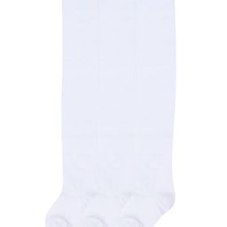 Bonjour Girls Pack Of 3 White Solid Knee Length Socks-image-42