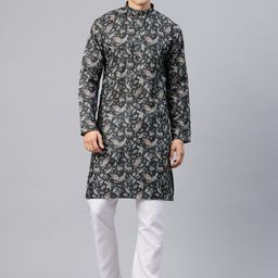Luxrio Men Quirky Printed Kurta-picture-15