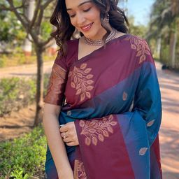 all about you Woven Design Banarasi Saree-picture-29