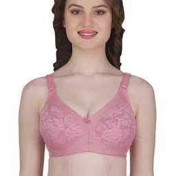 Eve's Beauty Floral Full Coverage Non Padded Lace Minimizer Bra With All Day Comfort-image-86