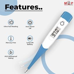 MCP Fast Reading Flexible LCD Digital Oral Thermometer image 2