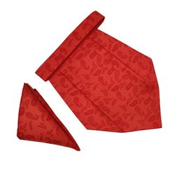 Paisley Design Cravats & Pocket Square Combo-image-93