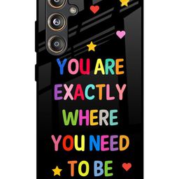 QRIOH Typography Printed Samsung Galaxy F55 5G Back Case Mobile Accessories-image-77