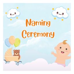 Naming Ceremony Teddy Theme Backdrop For Naamkaran Baby Boy & Girl-image-51