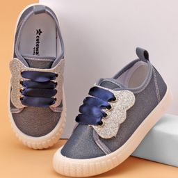 Cute Walk by Babyhug Slip On Glittery Casual Shoes - Navy Blue-picture-21