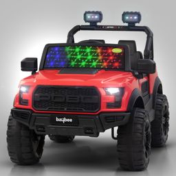 Baybee Bronco Rechargeable Battery Operated Jeep for Kids, Ride on Toy Kids Car with Light & Music | Baby Big Battery Car | Electric Jeep Car for Kids  (Red)-26