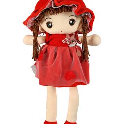 Natkhat Cute Doll Spndx Dress -Red Height 40 cm-image-48