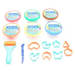 Doms Modelling Dough In 6 Shades & Tools Kit - Multicolour-11