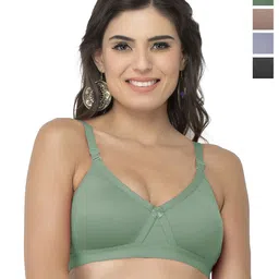 College Girl cg1304 Women Pack Of 4 Full Coverage Lightly Padded Bra-picture-5