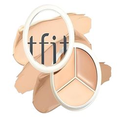 Plessis High Coverage Long Lasting 3 In 1 Concealer- 15 g- Shade- 04-35