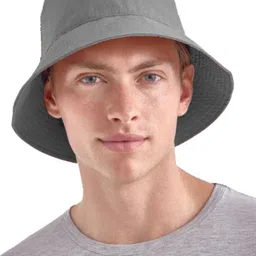 Infispace Men Grey Solid Sun Hat-image-79