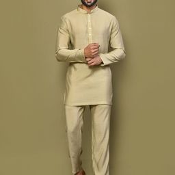Arihant Rai Sinha Men Regular Pure Cotton Kurta with Trousers-picture-28