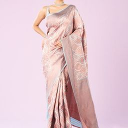 MOHEY Ethnic Motifs Zari Woven Design Saree-image-51