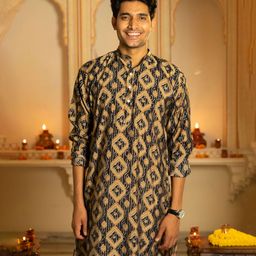 Shasak Men Ethnic Motifs Printed Kurta-picture-30