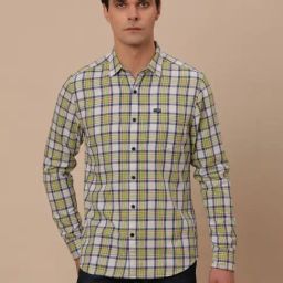 Wrangler Green Cotton Regular Fit Checks Shirt-picture-31