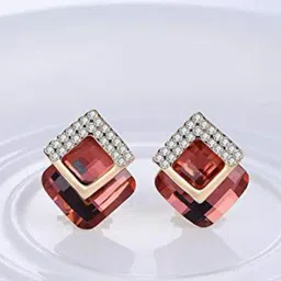 YouBella Stylish Gold-Plated Stud Earrings-picture-12