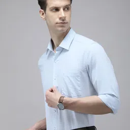 Arrow Manhattan Slim Fit Striped Pure Cotton Formal Shirt-picture-36